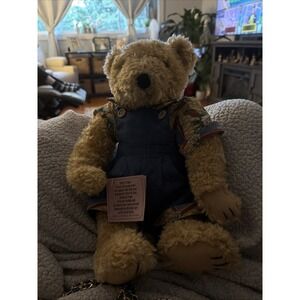 Vintage Bearly People Jointed  Teddy Bear  14"